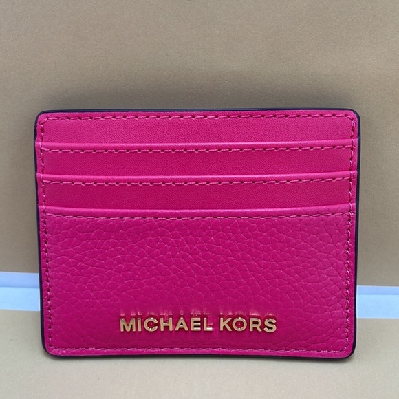 MICHAEL KORS
Large Pebbled Leather Card Holder Case
Electric Pink 
NWT - Picture 1 of 16